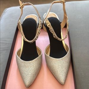 Elegant Silver Women's Heels